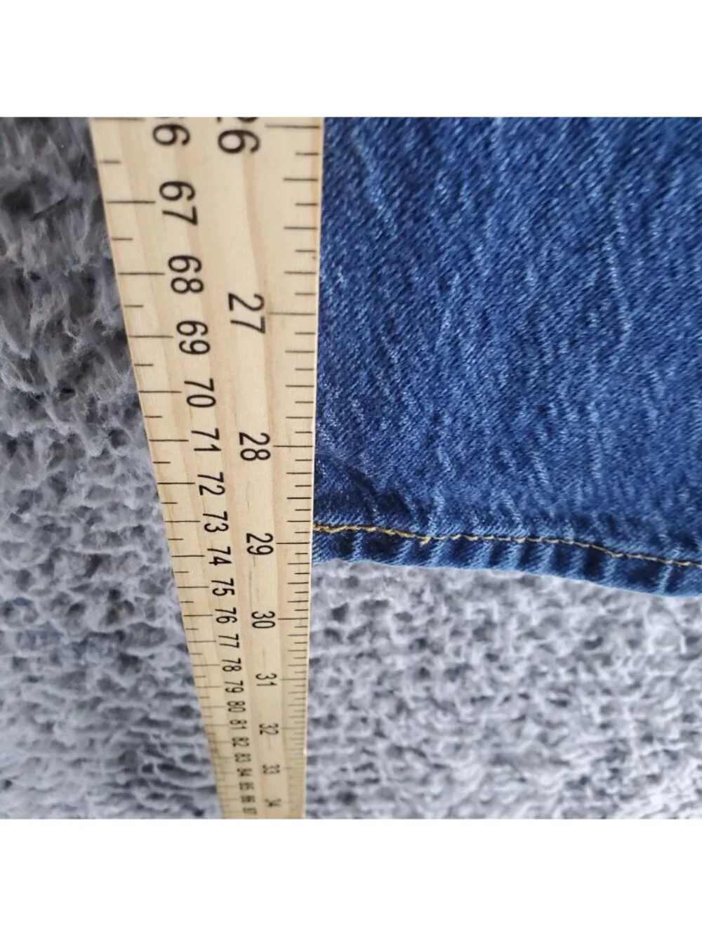 Levis Jeans Mens 38x34 Blue 512 Slim Taper Stretch Denim *Read*